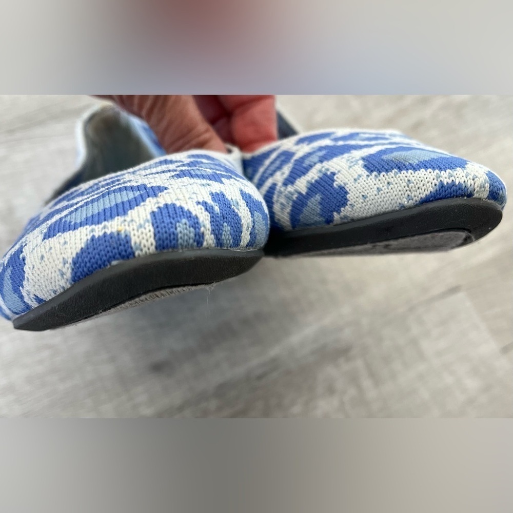 Skechers Womens Sz 5 Leopard Print Washable Knit Slip On Cleo Claw-Some Blue - Picture 5 of 13